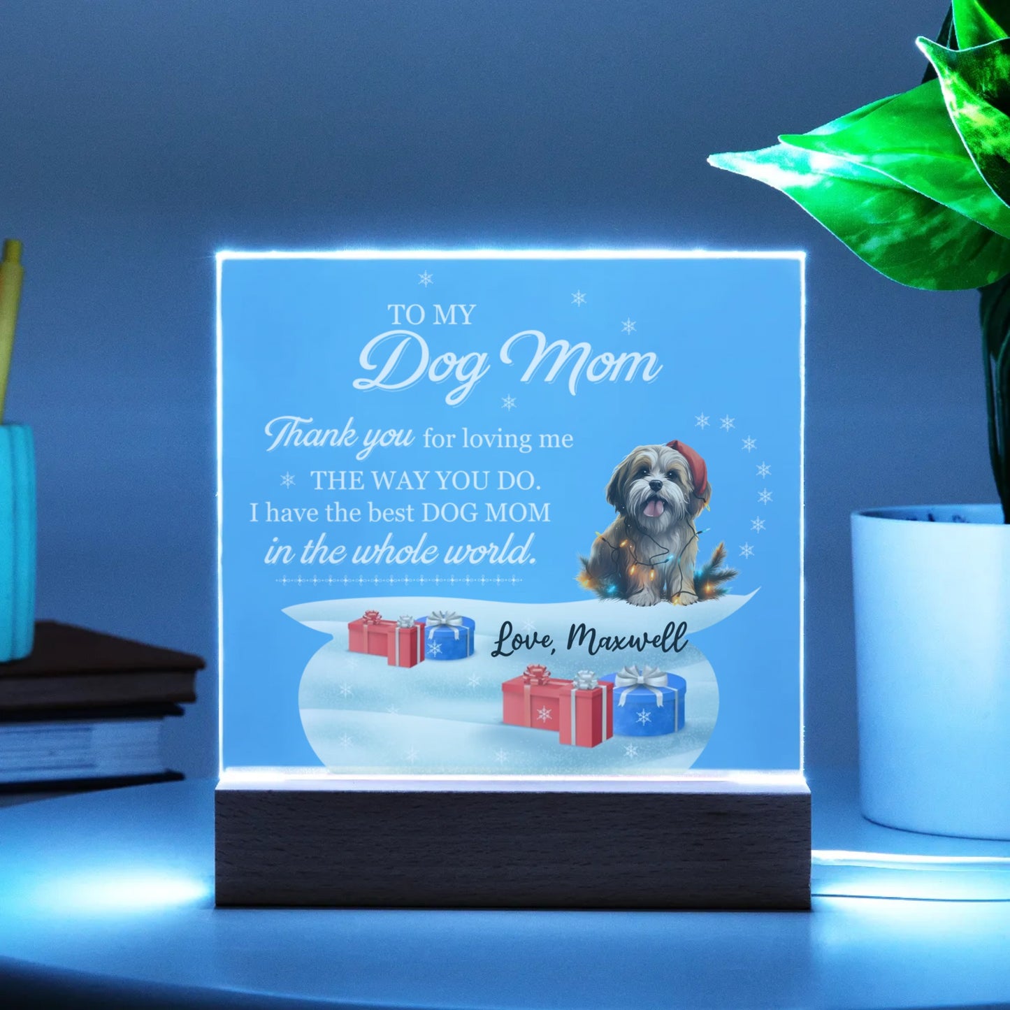 Thank You From The Bottom Of My Paws Acrylic Plaque