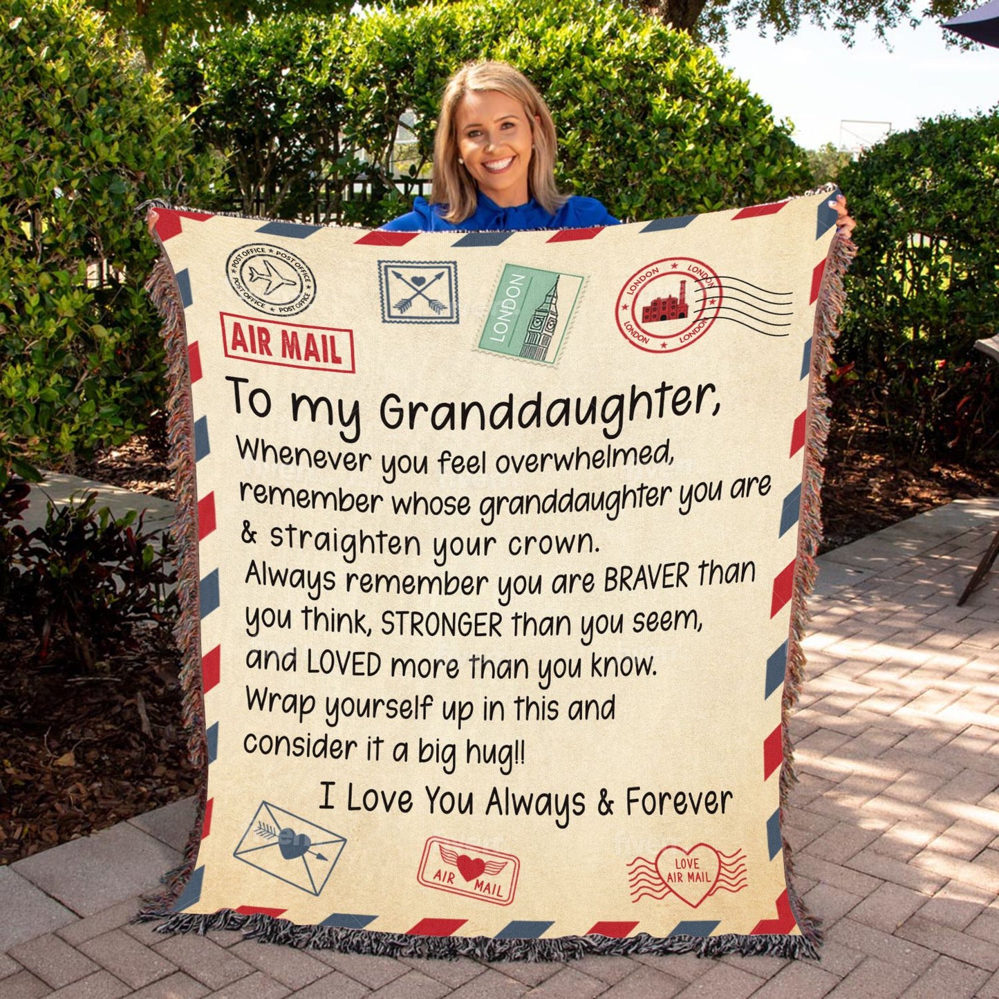 Love Is Forever Granddaughter's Blanket