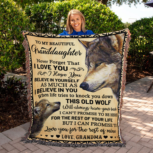 Grandma's Cozy Hug: A Blanket of Love to Wrap You in Warmth, Granddaughter! 🤗❤️🎁