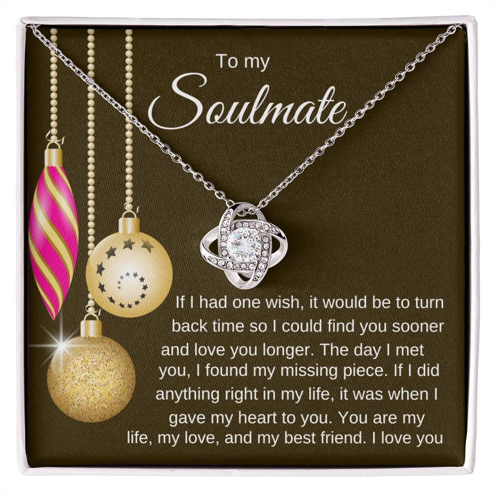 Forever My Soulmate Love Knot Necklace