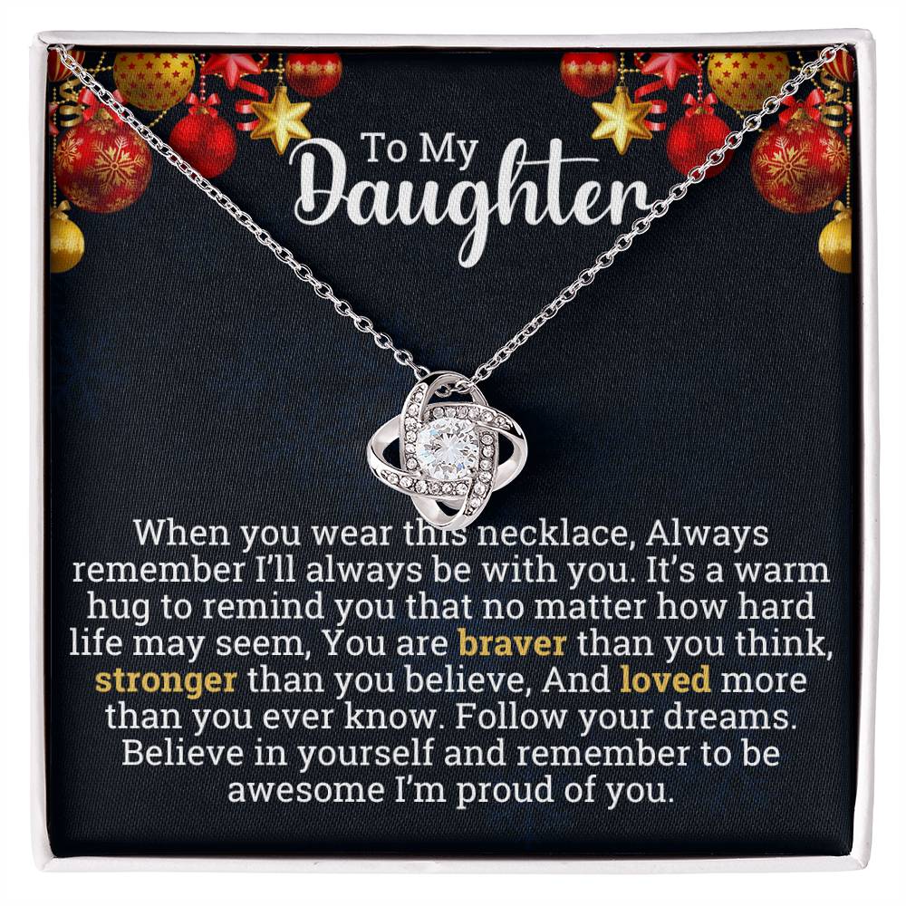 You Are Enough Daughter Christmas Hug