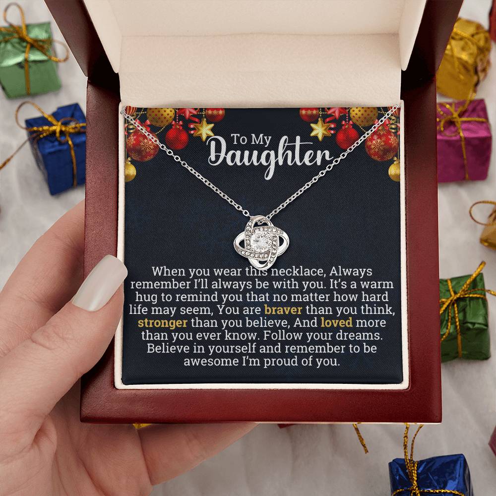 You Are Enough Daughter Christmas Hug