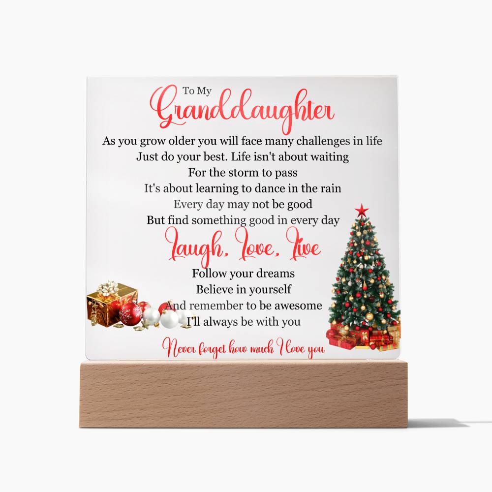 Grandma's Christmas Love Acrylic Plaque