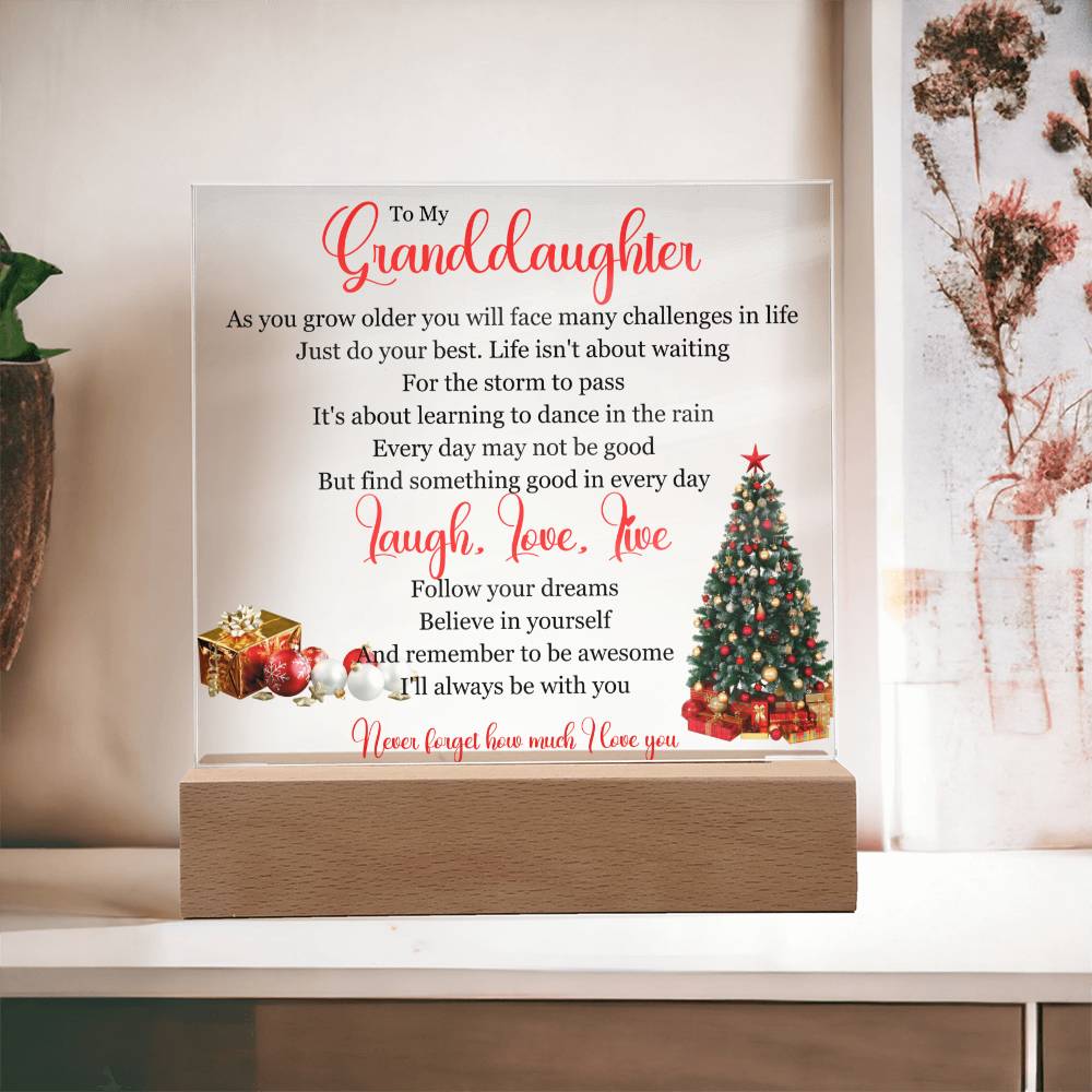 Grandma's Christmas Love Acrylic Plaque