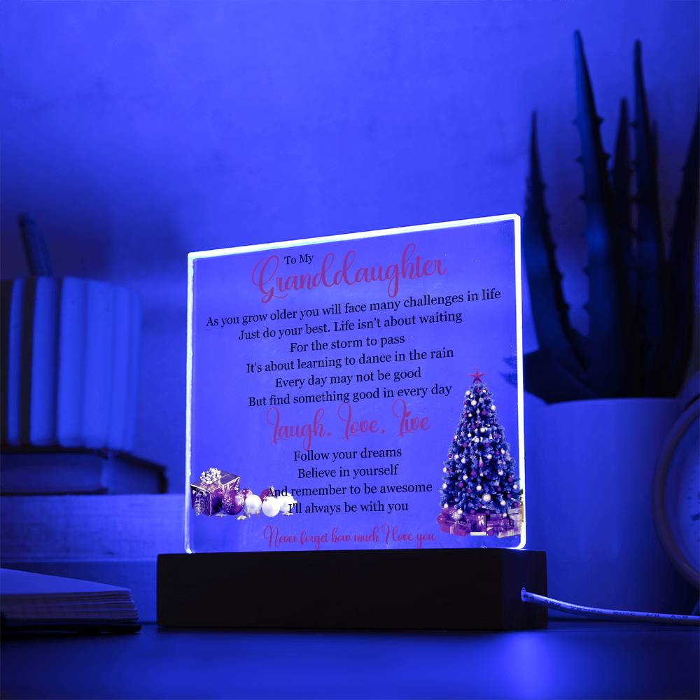 Grandma's Christmas Love Acrylic Plaque