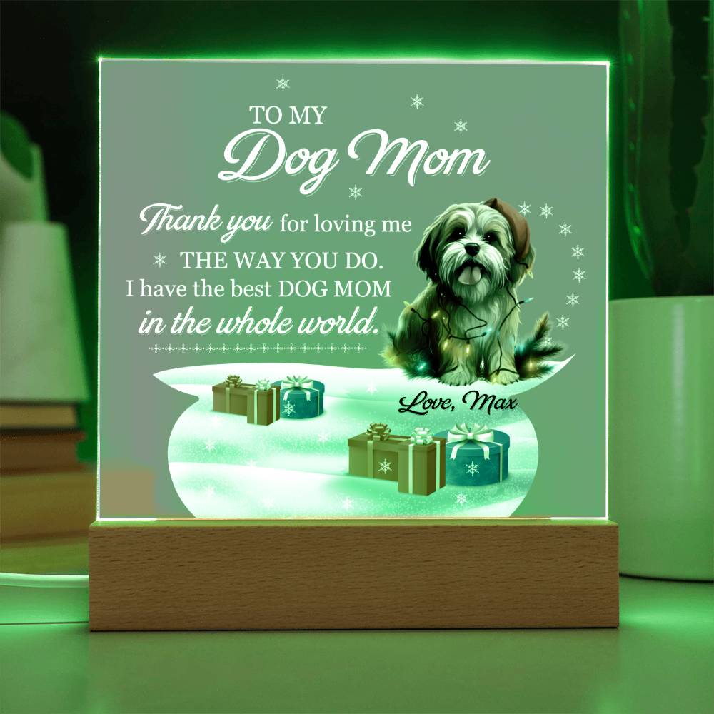 Thank You From The Bottom Of My Paws Acrylic Plaque