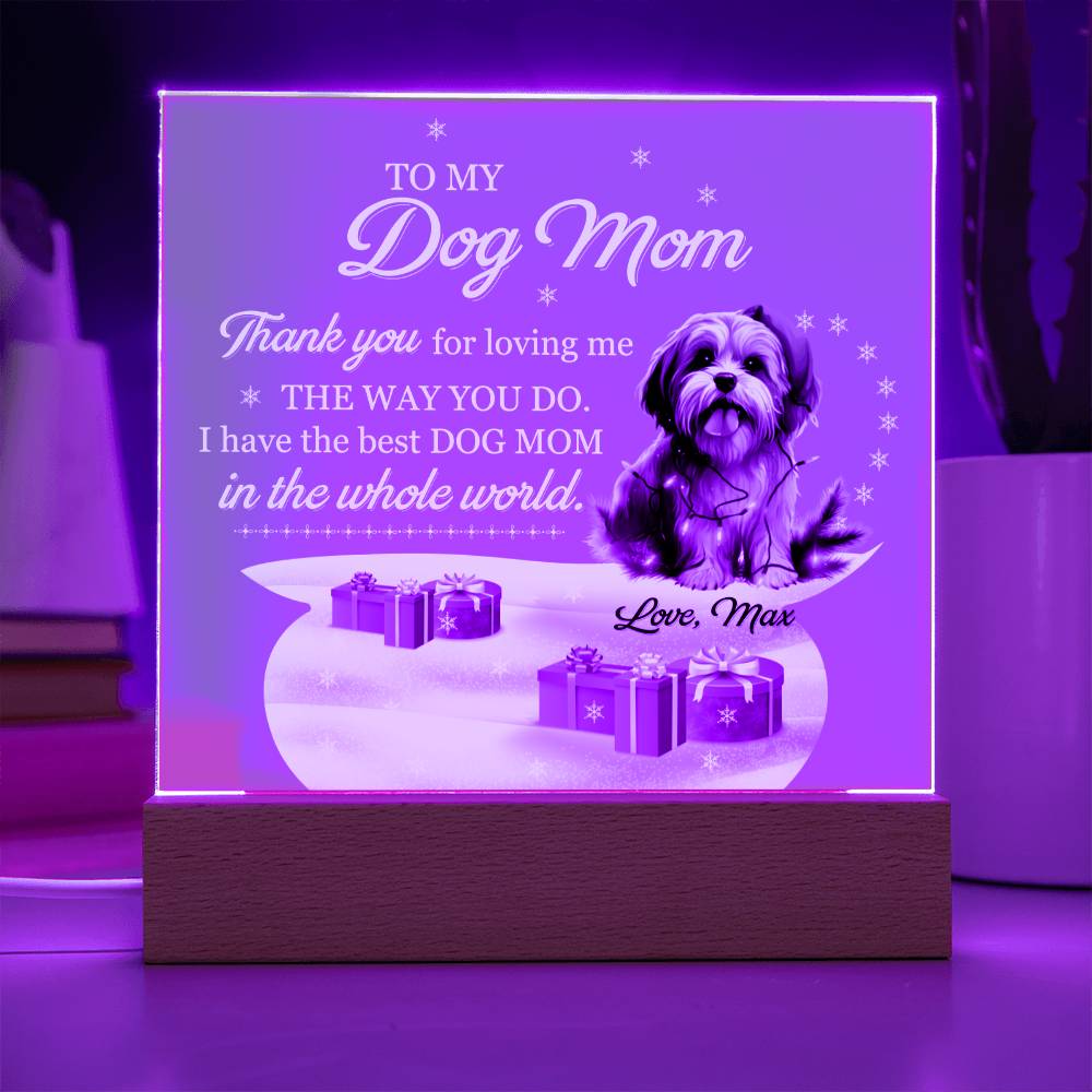 Thank You From The Bottom Of My Paws Acrylic Plaque