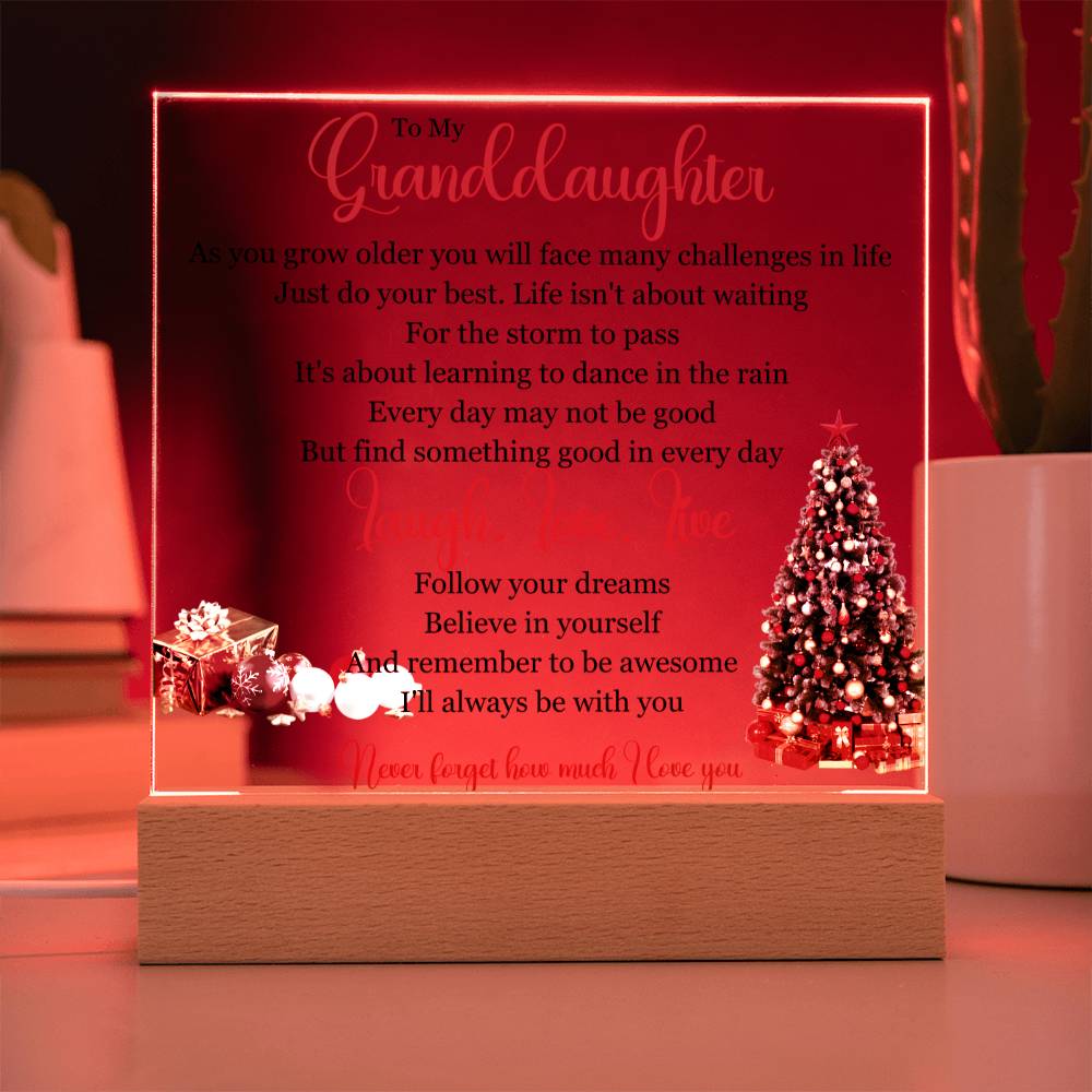 Grandma's Christmas Love Acrylic Plaque