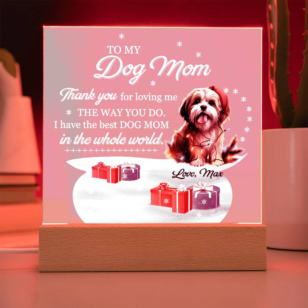 Thank You From The Bottom Of My Paws Acrylic Plaque