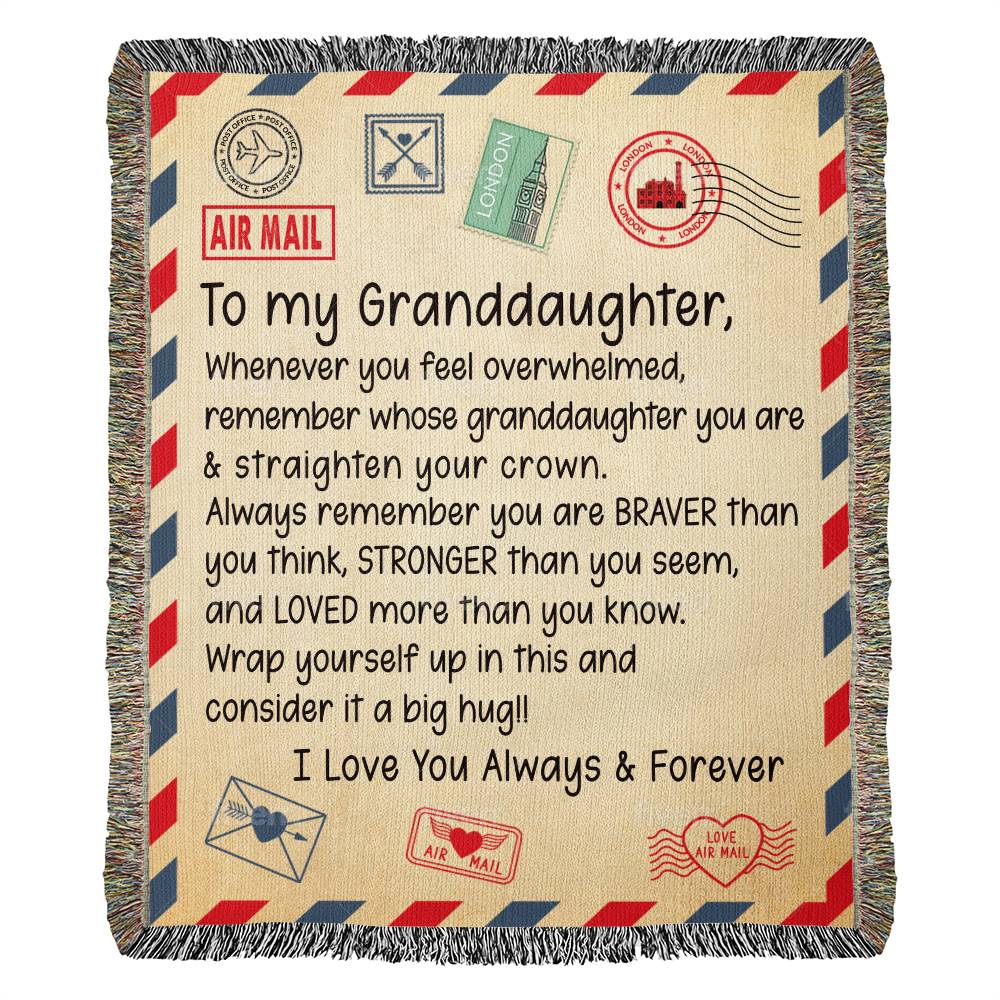 Love Is Forever Granddaughter's Blanket