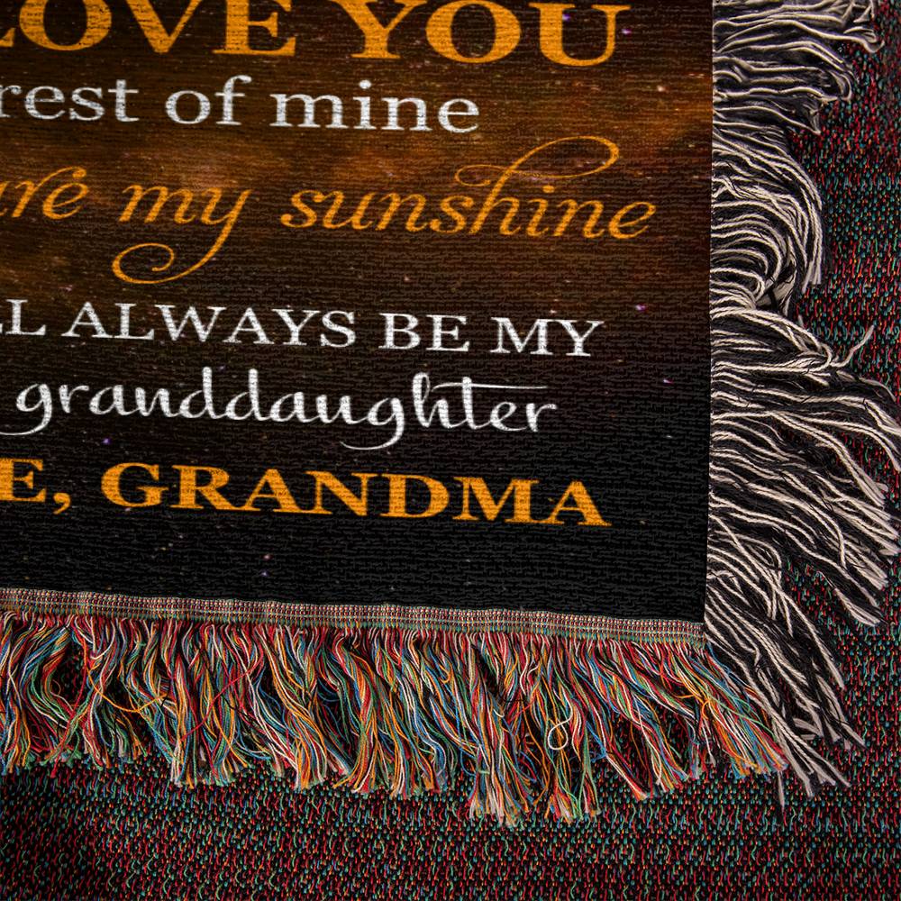 Granddaughter Sunflowers In Your Life Blanket