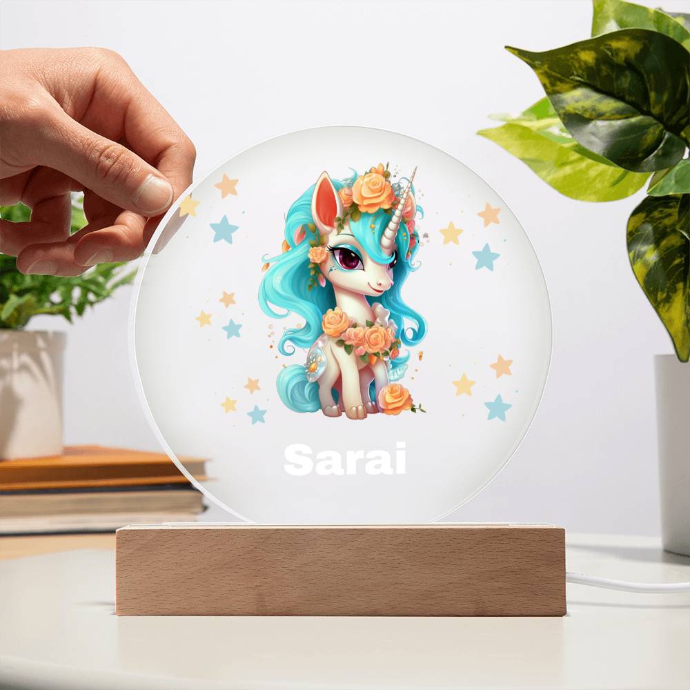 EnchantiGlow A Unicorn-Inspired Acrylic Night Light For Your Magical Daughter