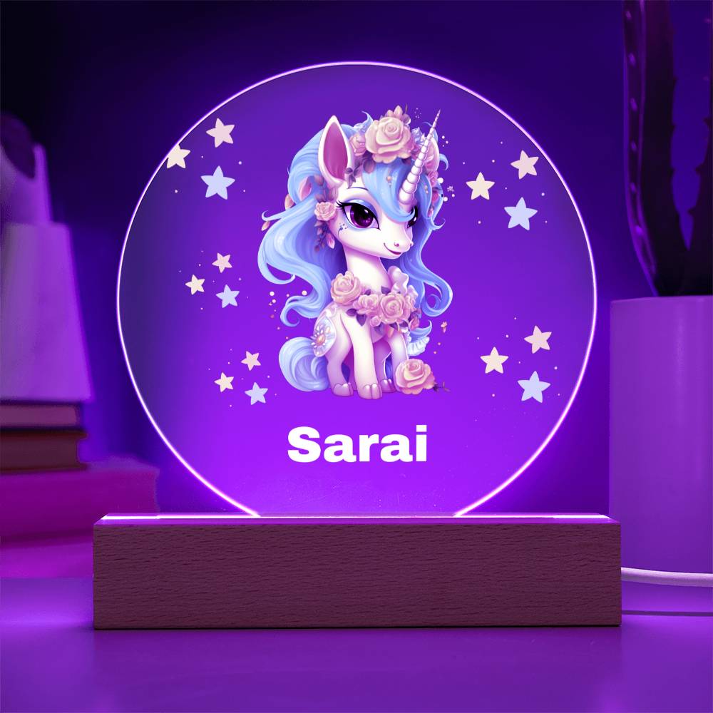 EnchantiGlow A Unicorn-Inspired Acrylic Night Light For Your Magical Daughter