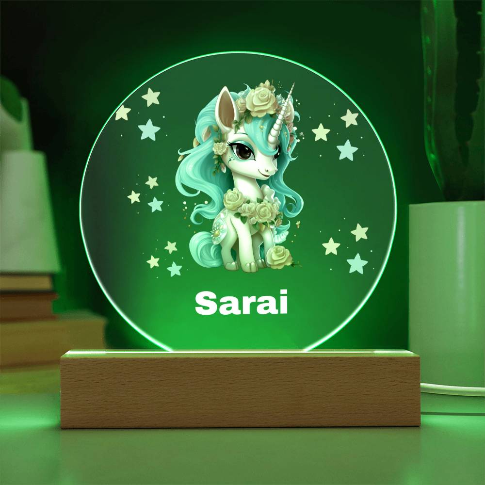 EnchantiGlow A Unicorn-Inspired Acrylic Night Light For Your Magical Daughter