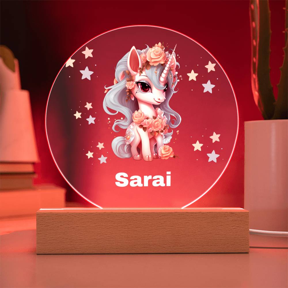 EnchantiGlow A Unicorn-Inspired Acrylic Night Light For Your Magical Daughter